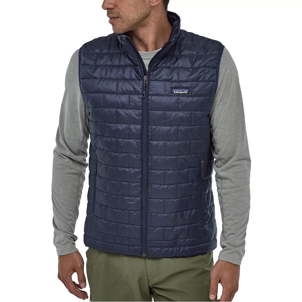 PATAGONIA Men’s Nano Puffer Vest, size L, color: classic navy